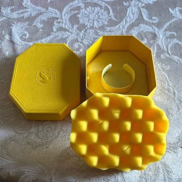Swarovski Yellow Octagonal Jewelry Box - Picture 2 of 8